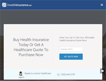 Tablet Screenshot of healthinsurance.net