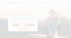 Desktop Screenshot of healthinsurance.com